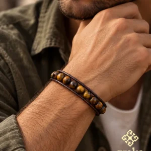 Pulsera con piedra natural Ojo de tigre #8