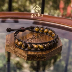 Pulsera con piedra natural Ojo de tigre #8